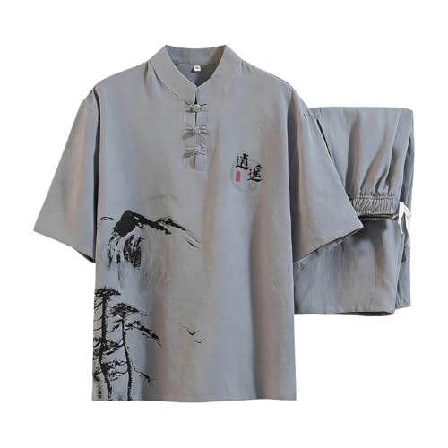 Ropa de Tai Chi para hombre en conjunto de 2 piezas chándal tradicional chino
