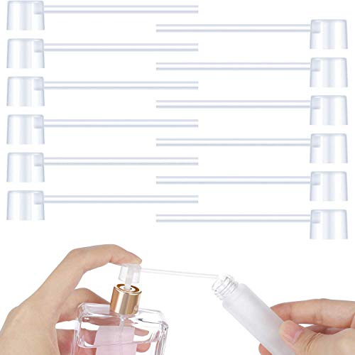 Perfume Dispenser Pump Perfume Refill Pump Cosmetic Dispenser Pump Transfer Tool for Travel Refillable Perfume Atomizer Spray Bottle (12 Packs)