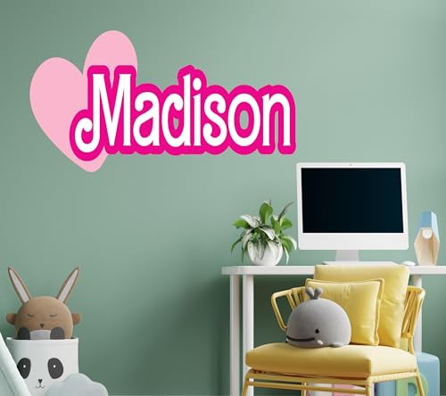 Vinilo decorativo personalizado para pared Girls Pink miniatura 6