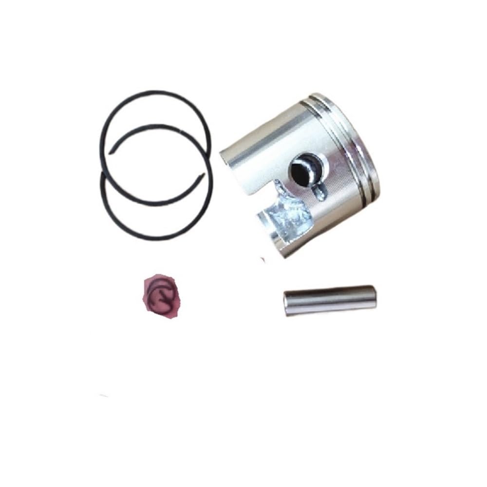 Segments piston 34 mm double anneaux pour moteur tronçonneuse 2600
