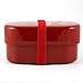 Produktbild Lunchbox Bento-Box M13001-0, Flower, rot