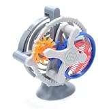 MJDHS Mechanical DIY 3D Plastic Assembly Model Kit with Manual Winding Gear Transmission Demonstration Unit, Suitable for Watchmaking Education and Demonstration, Teaching and Decoration