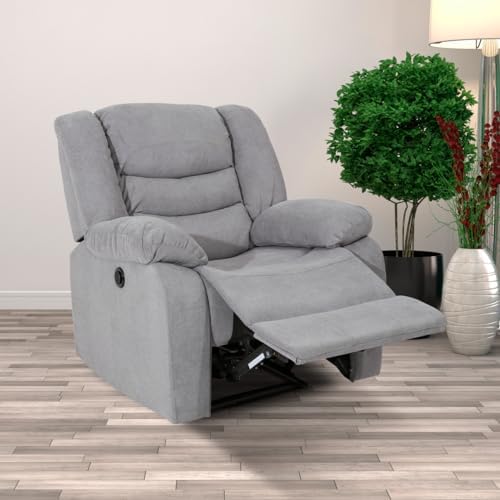 Avanti Sillón Reclinable Reposet Eléctrico Cloe (Gris Claro) Amazon