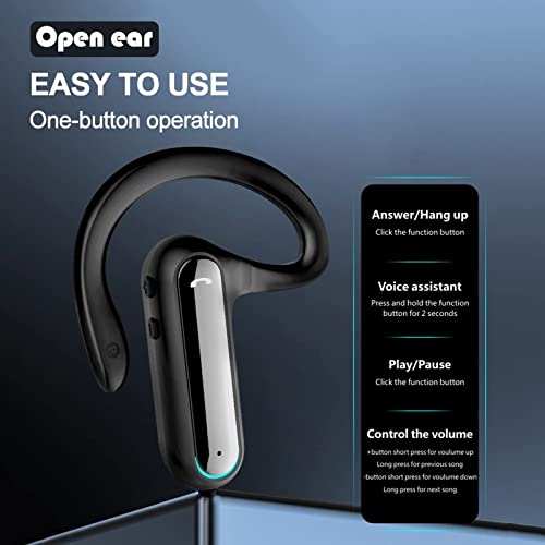 Auriculares Open Ear Bluetooth con Microfonos Duales y Cancelacion de Ruido miniatura 5