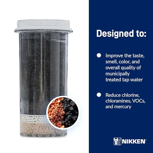 Nikken - PiMag Aqua Pour Filter Cartridge - Easy Replacement, With Copper Particles, Activated Carbon, pH Balance, Contaminant Reduction, Fresh Water - Thumbnail 5