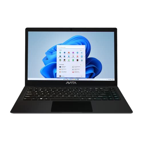 Image of AVITA SATUS S111 NU14A1INC43PN-MB 14.1 FHD (35.81cms) Laptop (Intel Celeron N4020 /4GB /128GB SSD /FHD Display /Windows 11 Home /Intel UHD Graphics), Matt Black