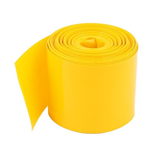 Gaine thermorétractable PVC 18650 jaune pour réparer vos accus usés