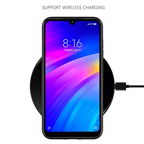 Image of Amazon Brand - Solimo Leather Mobile Cover (Soft & Flexible Back case), for Redmi Y3 - Black