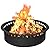 39 inch Fire Pit Ring,Heavy Duty Metal Smokeless Permanent Large Round Insert Firepit for Outdoor Fire Liner Wood Burning Heavy