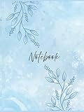 Photo Gallery blue botanical ruled 200 pages notebook with watercolor leaves & floral design (lined writing journal) Photo Gallery blue botanical ruled 200 pages notebook with watercolor leaves & floral design (lined writing journal)