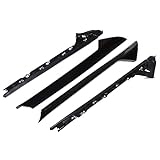 X AUTOHAUX 4Pcs Windshield A-Pillar Trim Panel Kit for Ford Explorer 2011-2019 Front Left Right Driver Outer and Inner Side No.BB5Z7803137AA/BB5Z-7803137-AB/BB5Z7803137BA ABS Black