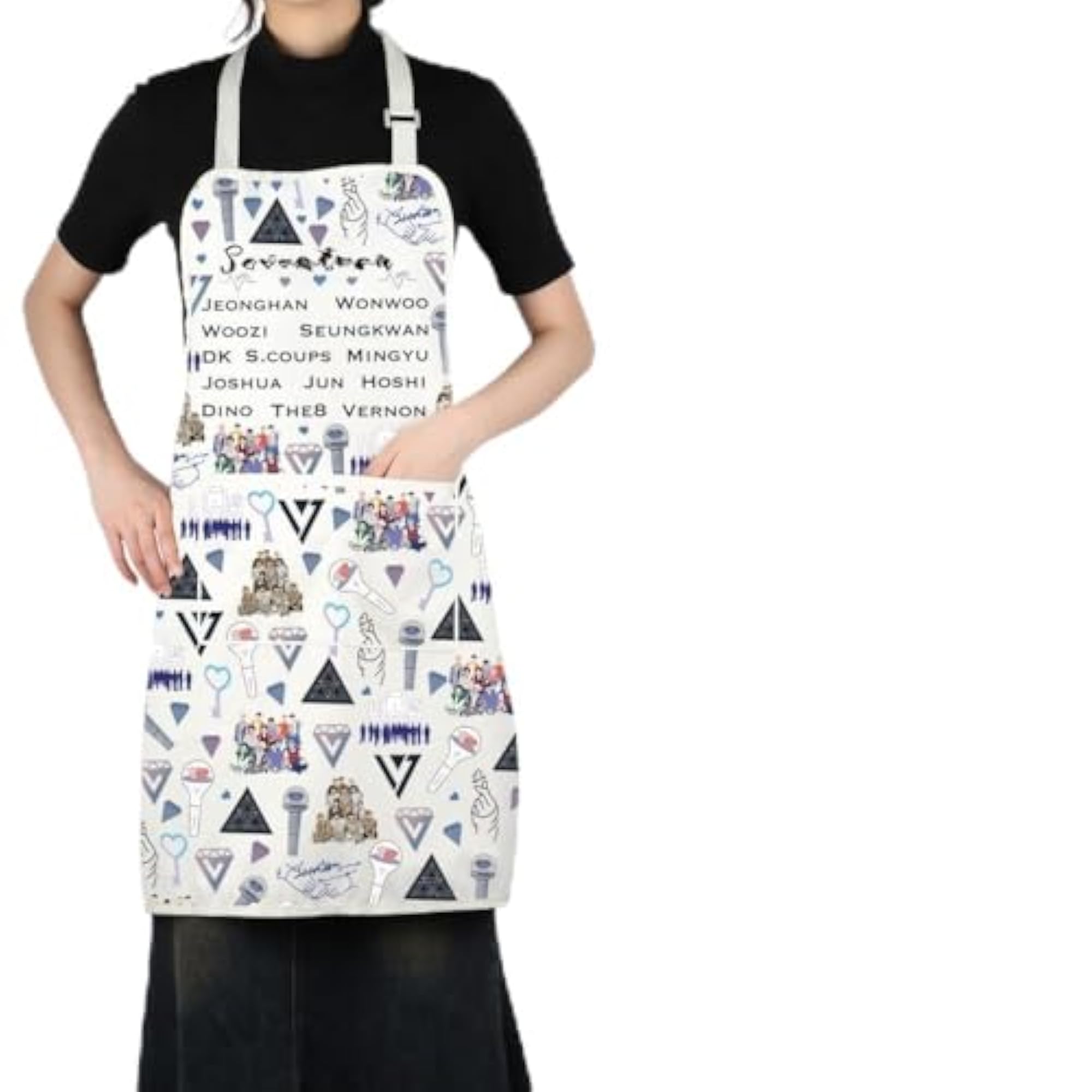 Korea-Pop 17 Group Apron Music Album Inspired Gift
