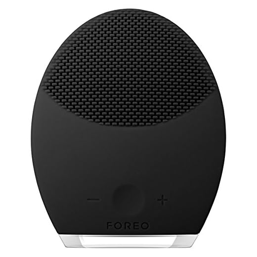 FOREO LUNA 2 Escova de limpeza facial e dispositivo portátil para cuidados com a pele, recarregável para homens, 1 unidade