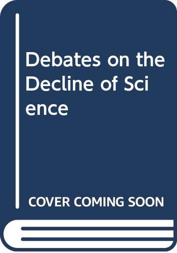Buy Debates on the Decline of Science — BookShops.in