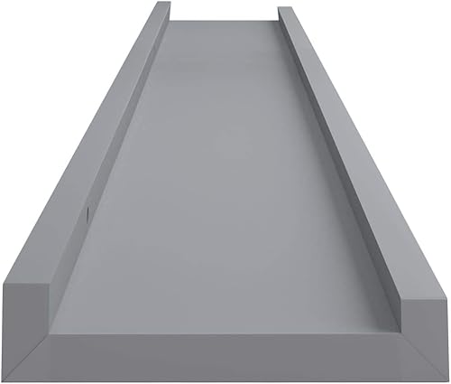 Miniatura 6 de ZQQLVOO Estantes de repisa para marco de fotos, 2 piezas, estantes flotantes montados en la pared, estantes de pared, estantes de almacenamiento,