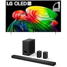LG 77-Inch Class OLED B6 4K Smart TV OLED77B6GUA, 2026 Bundle S90TR 7.1.3-Ch Soundbar, Dolby Atmos, Dolby Vision, Wow Orchestra, WOWCAST, Rear Speakers, Wireless Subwoofer