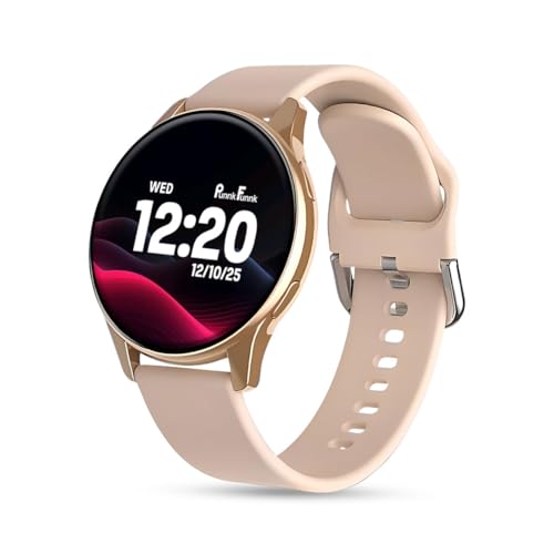 Image of PunnkFunnk Active 2 Smartwatch with 1.39 inch HD Round Display, Bluetooth Calling, Heart Rate & SPO₂ Monitor, 100+ Sports Modes, IP67, Long Battery Life for Men & Women (Pink)