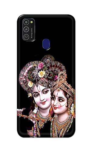 Image of PRINTFIDAA� Printed Hard Back Cover Case for Samsung Galaxy M21 | Samsung M21 2021 Edition Back Cover (Radha Krishna) -2808