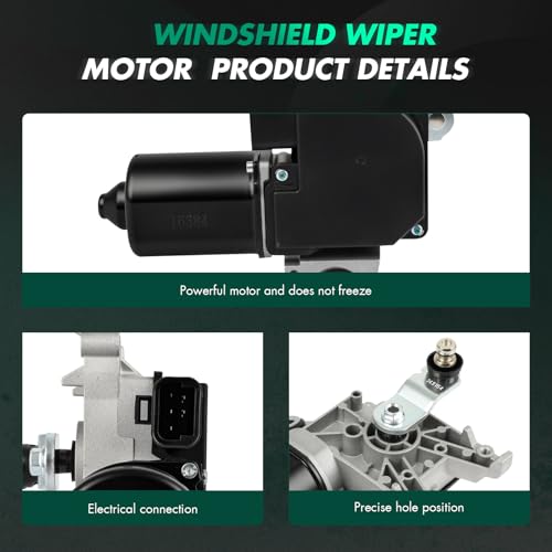 Image of SCITOO Front Windshield Wiper Motor Replacement for 2003-2005 for Chevrolet for Cavalier,2003-2004 for Oldsmobile for Alero Wiper Motor 22711473 5 Pins