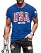 PNORATM Patriotic 1776 USA Shirt Men: 250 Anniversary USA Shirt 4th of July American Flag T-Shirt America Bigfoot Merica Tees