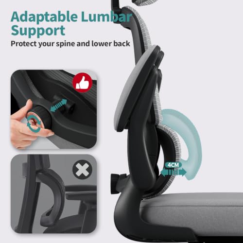 Image of TRALT Office Chair Ergonomic Desk Chair - Gaming Chair with Lumbar Support