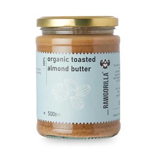 RAWGORILLA Organic Toasted Almond Butter 500g