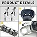 Engine Variable Valve Timing Solenoid VVT 4-pc Intake Exhaust Compatible with TUNDRA 4RUNNER SEQUOIA IS F IS250 IS300 IS350 GS F GS350 GS450H GS460 GX460 FJ CRUISER LX570 LAND 3.5L 4.0L 5.7L 4.6L