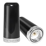 Anina (2-Pack) 3DB Gain GMRS Antenna NMO Mount, Dual-Band UHF VHF 136-174MHz 400-470MHz, 3.5” Antenna NMO Connection for Midland Car Truck Ham Radio Amateur Mobile Radio Two Way Marine Boat VHF Radio