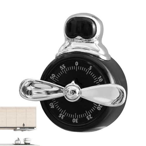Temporizador De Cocina,No Requiere Pilas - Temporizador Manual con Alarma Fuerte | para Aula Escuela Dormitorio Hornear Oficina Niños Profesores Gestión del Tiempo