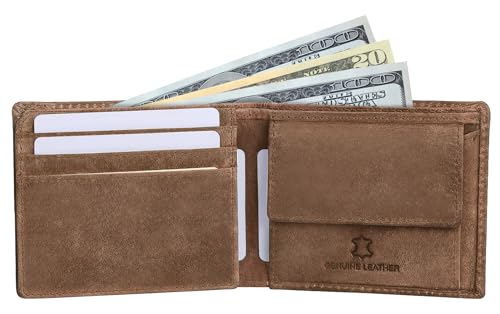 Image of WildHorn Rfid Protected Leather Wallet For Men, Tan Hunter