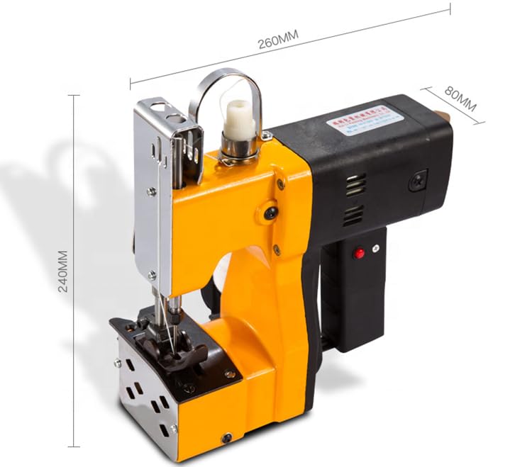 Image of Branded Bag Closer Sewing Machine | Only 3 KG | Light weight | Single Needle | Metal Body | Heavy Duty Portable Lightweight Electronic Bag Closing Machine, Portable Bag Sealing Machine