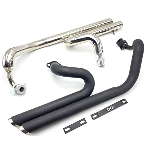 Tuyau d'échappement Aerofluxus avec silencieux pour Yamaha XVS650 Drag Star