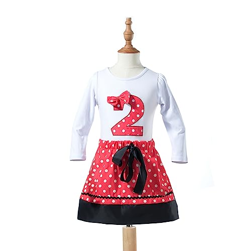 Mud Kingdom Little Girls Birthday Clothes Sets for Gifts - Image 3