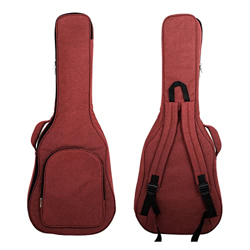 F Fityle Grand étui à guitare sac à dos 42 pouces Oxford housse anti-poussière pour basse électrique guitare Folk, Rouge - Les Beatles, Paul McCartney, John Lennon, RIngo Starr, George Harrison F Fityle Grand étui à guitare sac à dos 42 pouces Oxford housse anti-poussière pour basse électrique guitare Folk, Rouge – Image 7