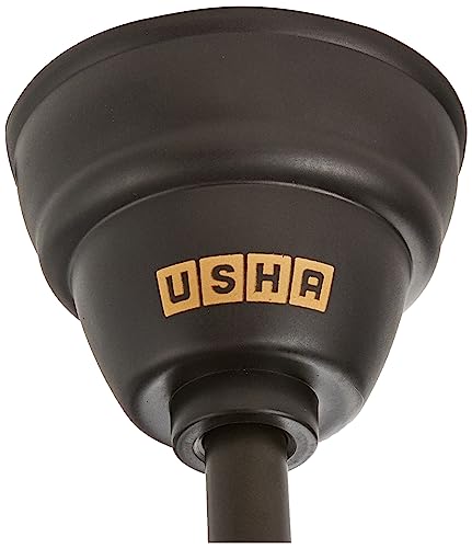 Image of Usha Racer Chrome 900mm 50 Watt Energy Efficient 1 Star Rated Power Saving High Speed Decorative Ceiling Fan (Smoke Brown)