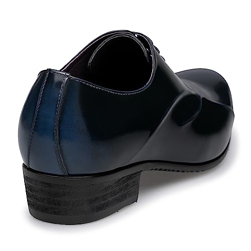 Image of ZRO Men's Lace Up Formal Modern Oxford Dress Shoes