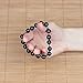 Heka Naturals Shungite Stones Bead Bracelet | Handmade Natural Black Crystal Accessory, Chakra Bracelets, Crystal Spiritual Accessory - Healing Stone Beaded Bracelet (Stretchy Style)