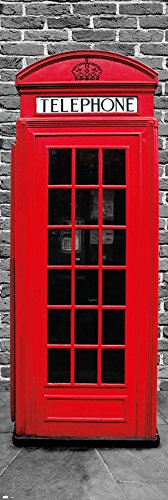 London Poster de porte Telephone Box + Poster