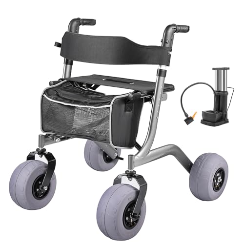 Beach Wheelchair with Gear Space