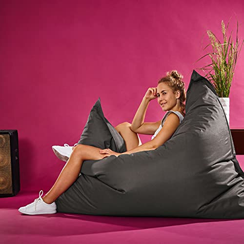 Green Bean© Sitzsack XXL 140x180cm 380 Liter Kinder & Erwachsene Bean Bag EPS Perlen Füllung Riesensitzsack Groß Draußen… – Bild 6
