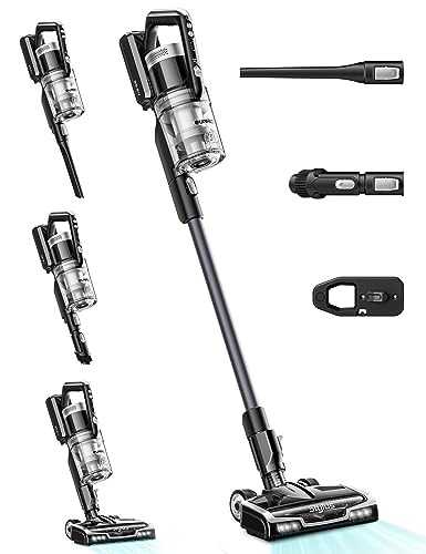 Eureka Cordless Vacuum Cleaner, Ultra Lightweight Stick Cordless Vacuum for Home Pet Hair Carpet Hard Floor, 380W Powerful Suction, Dual LED Headlights, 180° Flexible Brush Head, Black Eureka Cordless Vacuum Cleaner, Ultra Lightweight Stick Cordless Vacuum for Home Pet Hair Carpet Hard Floor, 380W Powerful Suction, Dual LED Headlights, 180° Flexible Brush Head, Black
