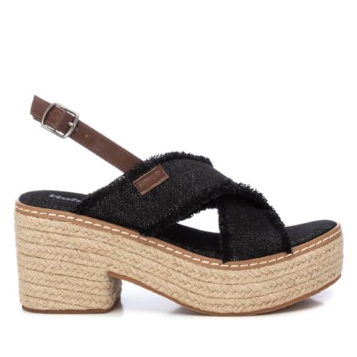 Sandale femme noir Refresh 17159601 : en finir avec les douleurs aux pieds