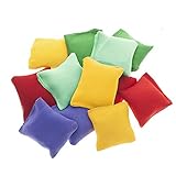 El paquete incluye: 12 pufs en 3 – 5 colores aleatorios: rojo, amarillo, verde, morado y verde pálido, cada bolsa de lanzamiento de colores mide 5 x 5 cm.