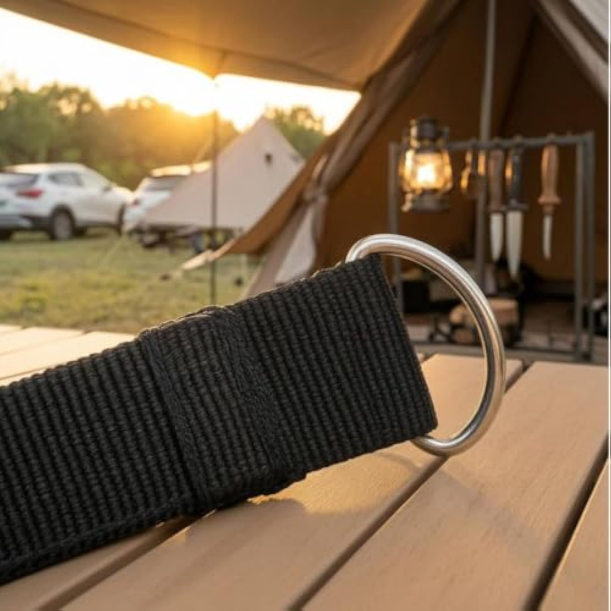 2 Pieces Looped Ends Wall Storage Strap Organizer Flat Band