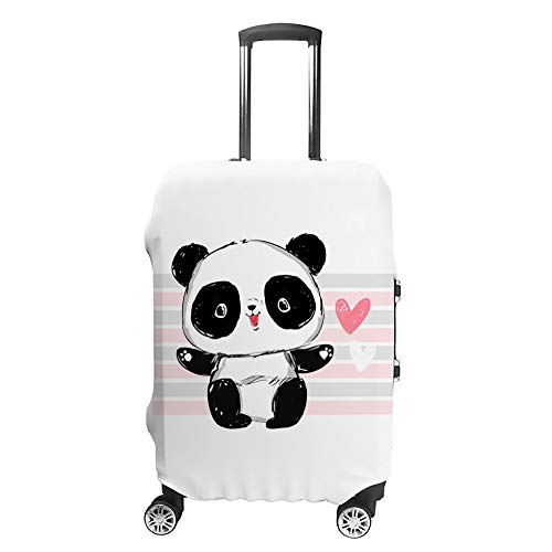 Housse de protection pour bagages de voyage panda elastique lavable