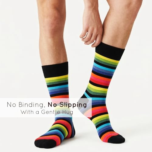 Image of Mysocks Men and Women Crew Socks Extra Fine Combed Cotton Seamless Toe