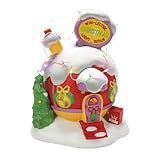 Department 56 Dr. Seuss Grinch Village Who-Lectric Christmas Light Repair Lit Building, 7 Inch, Multicolor