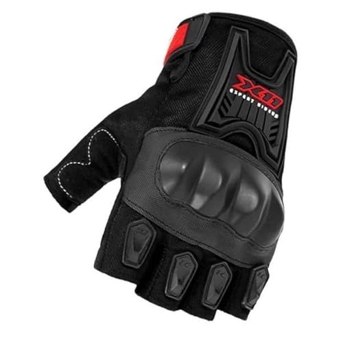 Luva Blackout 2 Meio Dedo X11 Masculina Ciclista Bike Motociclista Motoqueiro Motoboy (G)
