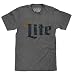 Miller Lite Distressed Logo | Soft Touch Tee-large
