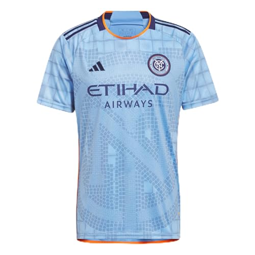 adidas Men's Soccer New York City FC 23/24 Home Jersey (as1, Alpha, x_l, Regular, Regular) Blue, Blue, XL